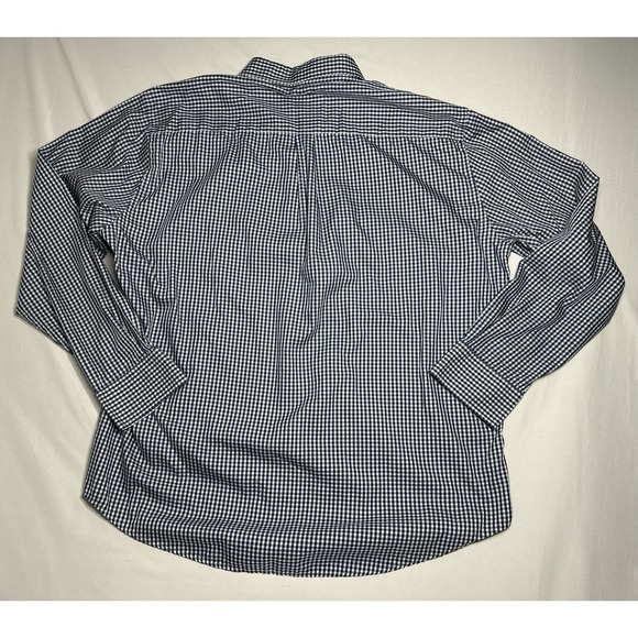 Peter‎ Millar Crown Soft Cotton Silk Checkered Men's Long Sleeve Shirt XL - Picture 5 of 7